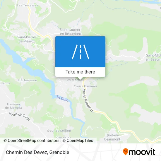 Chemin Des Devez map