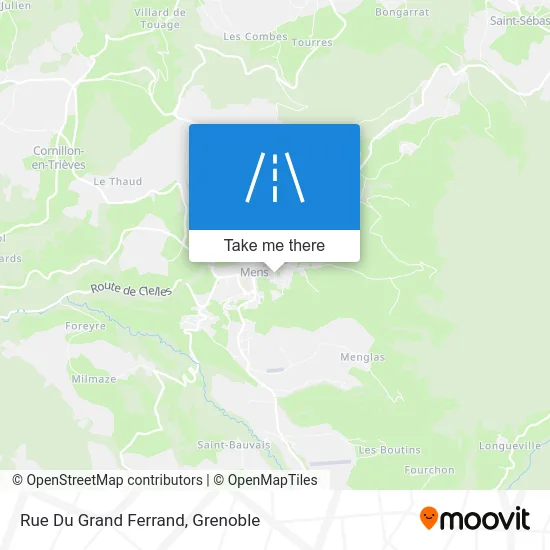 Rue Du Grand Ferrand map