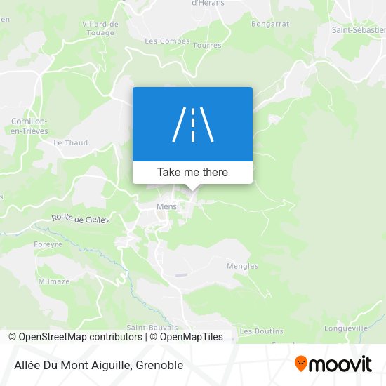 Allée Du Mont Aiguille map