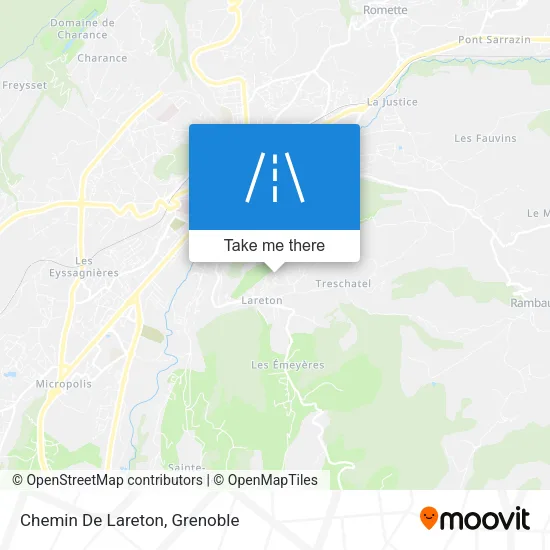 Chemin De Lareton map