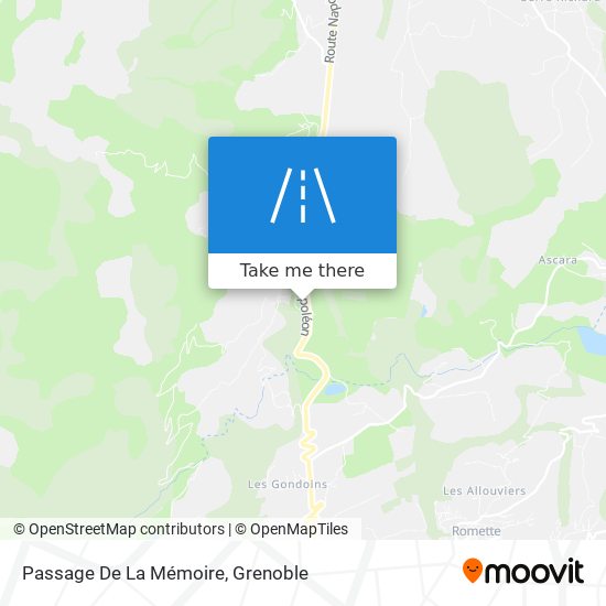 Passage De La Mémoire map