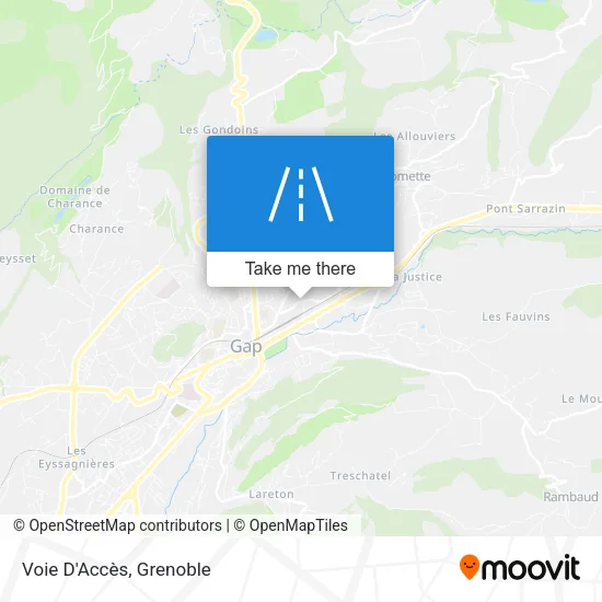 Voie D'Accès map