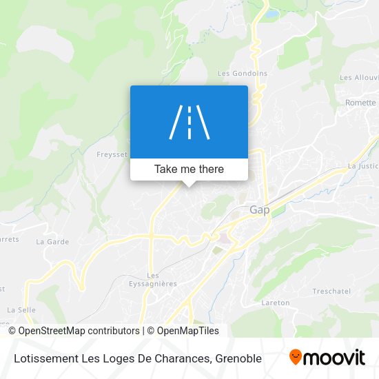 Lotissement Les Loges De Charances map