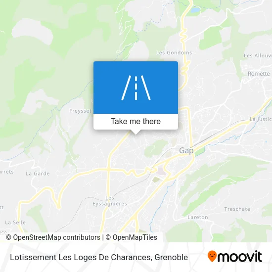 Lotissement Les Loges De Charances map