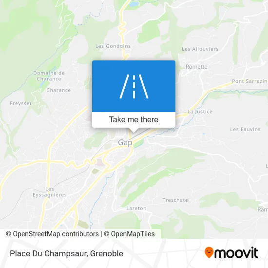Place Du Champsaur map