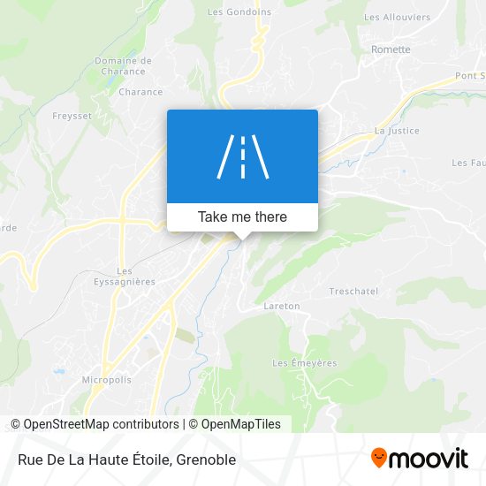 Rue De La Haute Étoile map