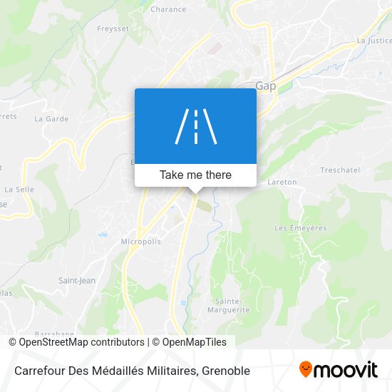 Carrefour Des Médaillés Militaires map