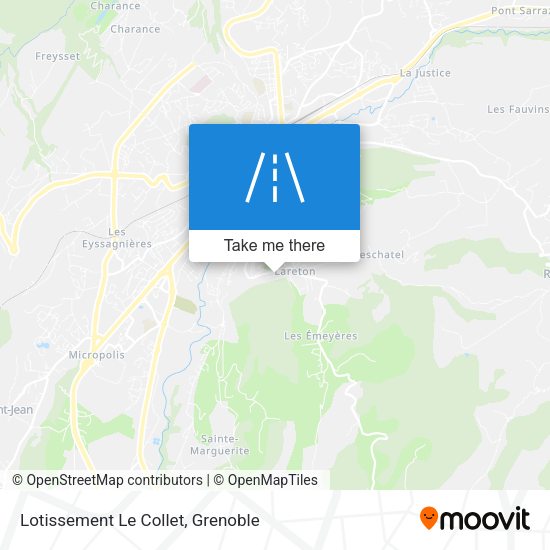 Lotissement Le Collet map
