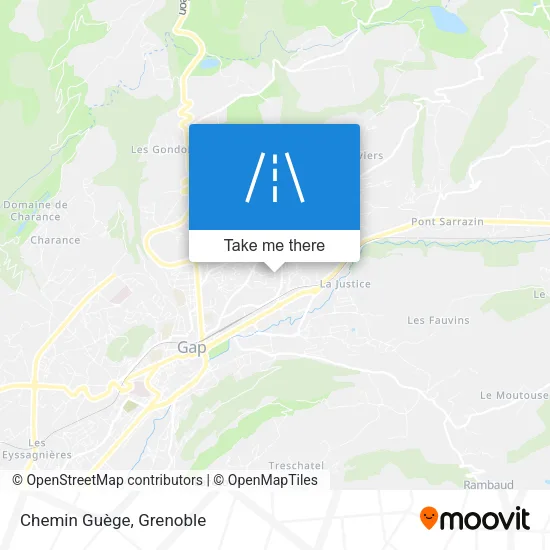 Chemin Guège map