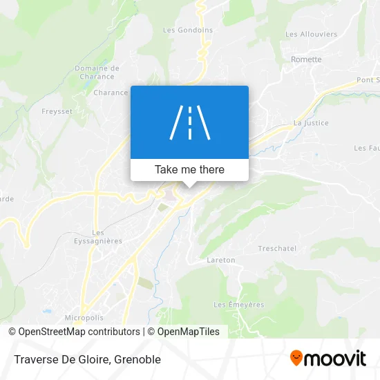 Traverse De Gloire map