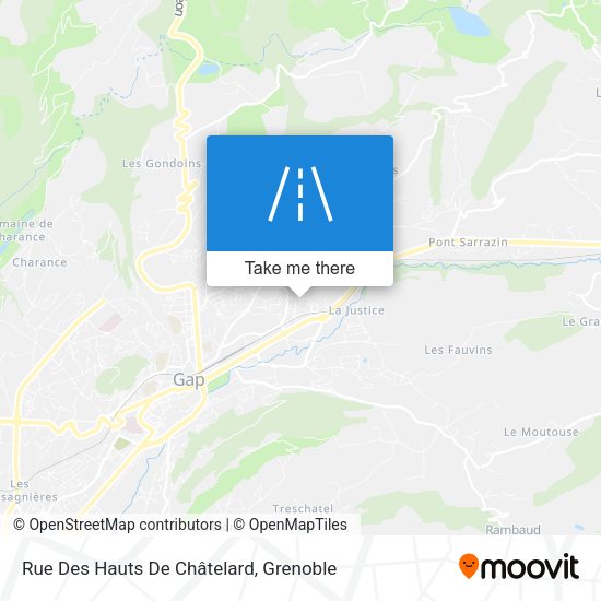 Rue Des Hauts De Châtelard map