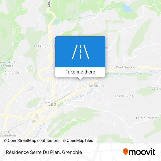 Résidence Serre Du Plan map