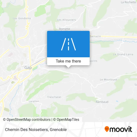 Chemin Des Noisetiers map