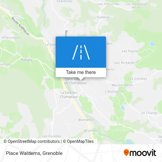 Place Waldems map