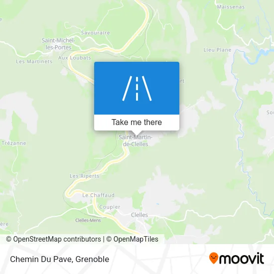 Chemin Du Pave map