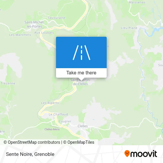 Sente Noire map