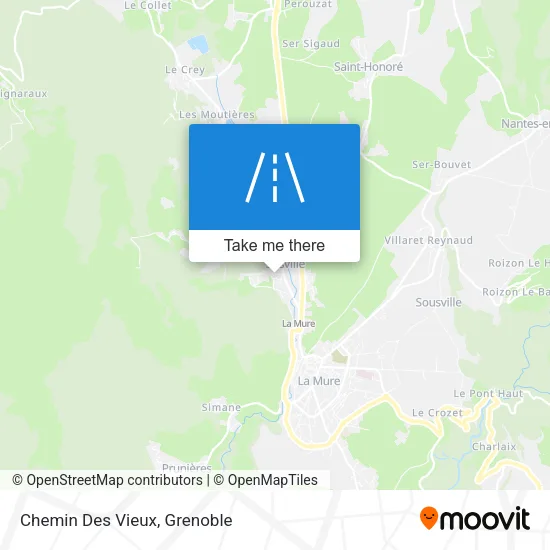 Chemin Des Vieux map