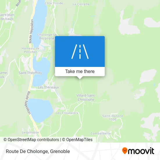 Route De Cholonge map
