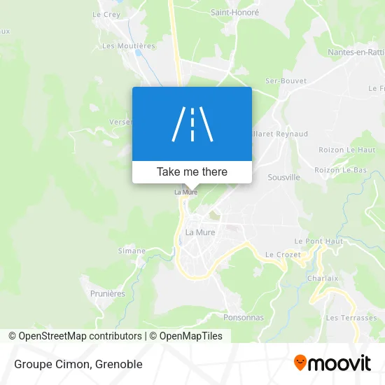 Groupe Cimon map
