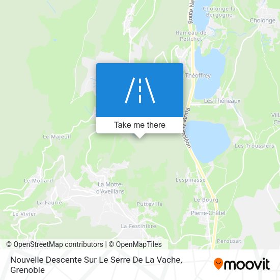 Nouvelle Descente Sur Le Serre De La Vache map