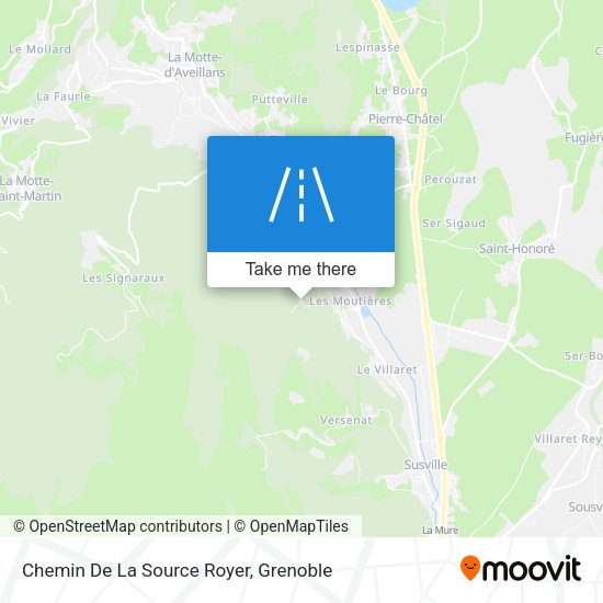 Chemin De La Source Royer map