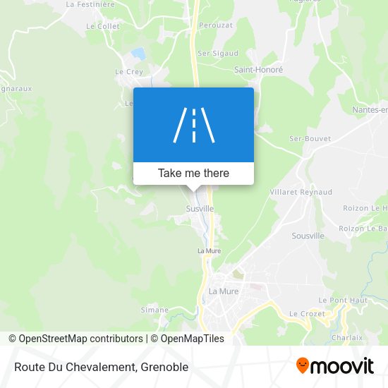 Route Du Chevalement map