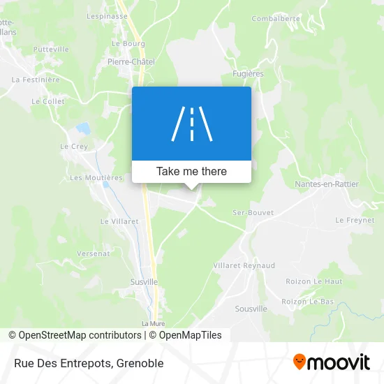 Rue Des Entrepots map