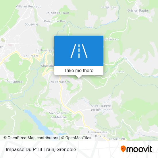 Impasse Du P'Tit Train map