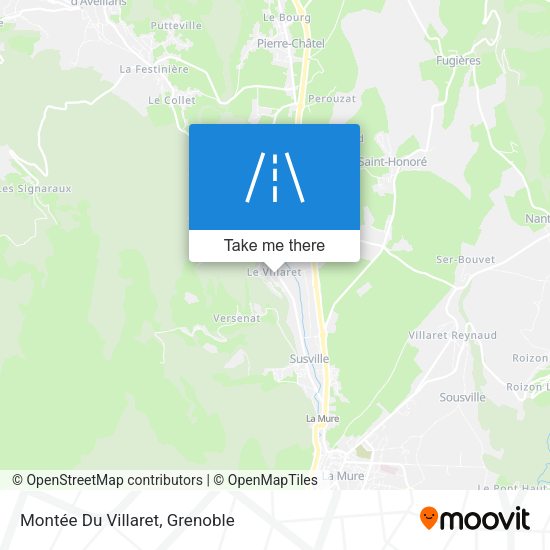 Montée Du Villaret map