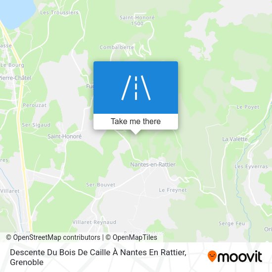Descente Du Bois De Caille À Nantes En Rattier map