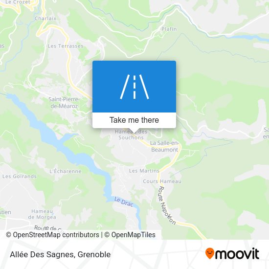 Allée Des Sagnes map