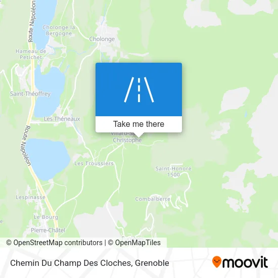 Chemin Du Champ Des Cloches map