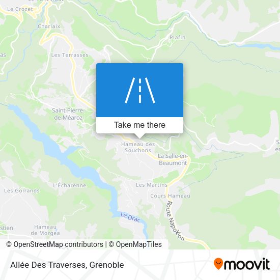 Allée Des Traverses map