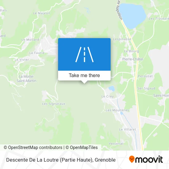 Descente De La Loutre (Partie Haute) map