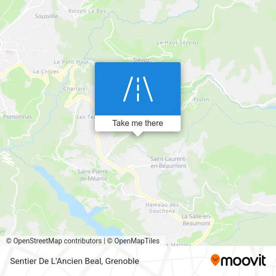 Sentier De L'Ancien Beal map
