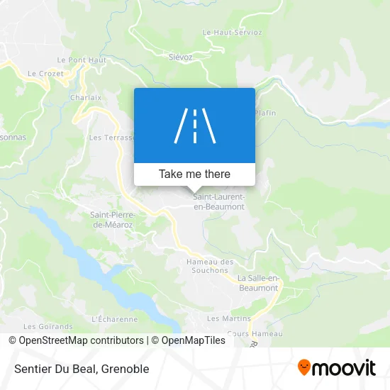 Sentier Du Beal map