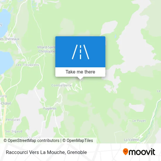 Raccourci Vers La Mouche map