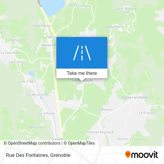Rue Des Fontaines map