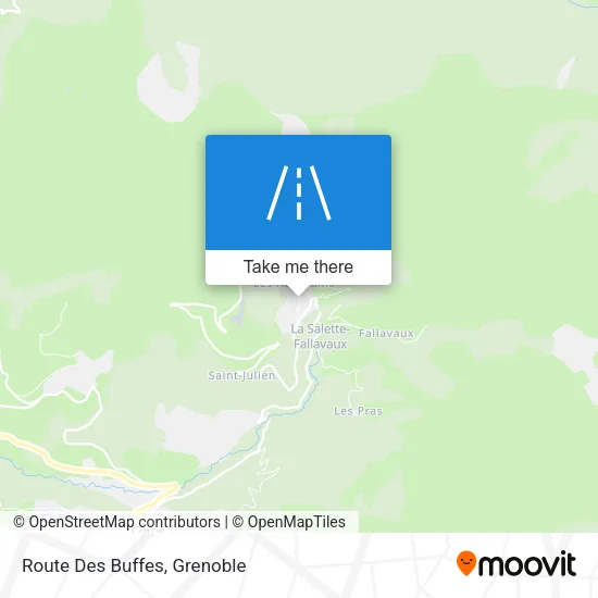 Route Des Buffes map