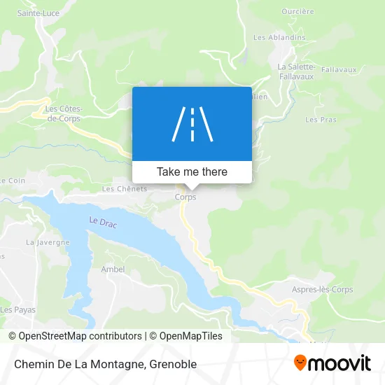 Chemin De La Montagne map
