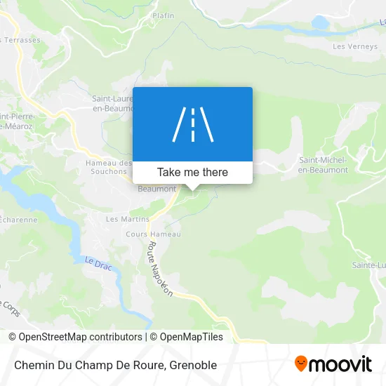 Chemin Du Champ De Roure map