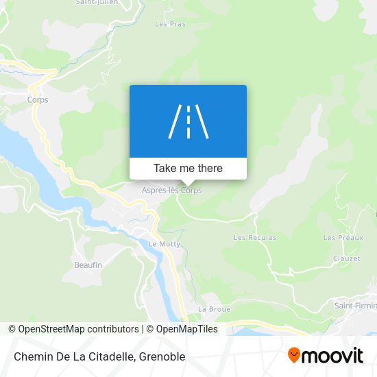 Chemin De La Citadelle map