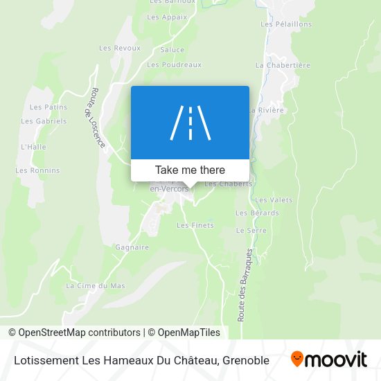 Lotissement Les Hameaux Du Château map