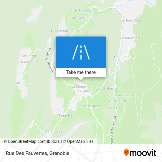 Rue Des Fauvettes map