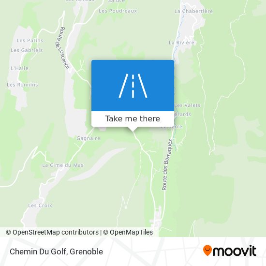 Chemin Du Golf map