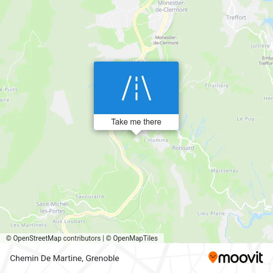 Chemin De Martine map