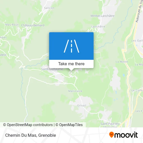 Chemin Du Mas map