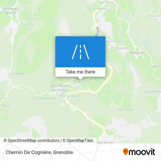 Chemin De Cognière map