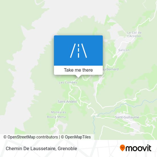 Chemin De Laussetaire map