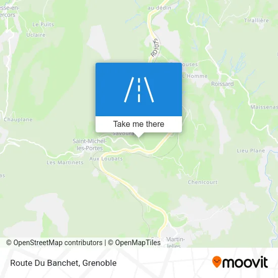 Route Du Banchet map